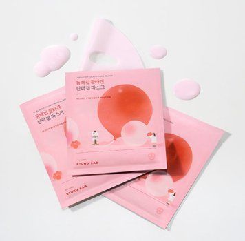 Гелева маска з колагеном ROUND LAB Camellia Deep Collagen Firming Gel Mask, 34 ml 880854 фото