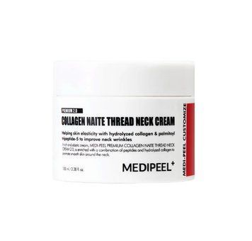 Підтягуючий пептидний крем для шиї та декольте Medi-Peel Premium Collagen Naite Thread Neck Cream 2.0 100ml 22443 фото
