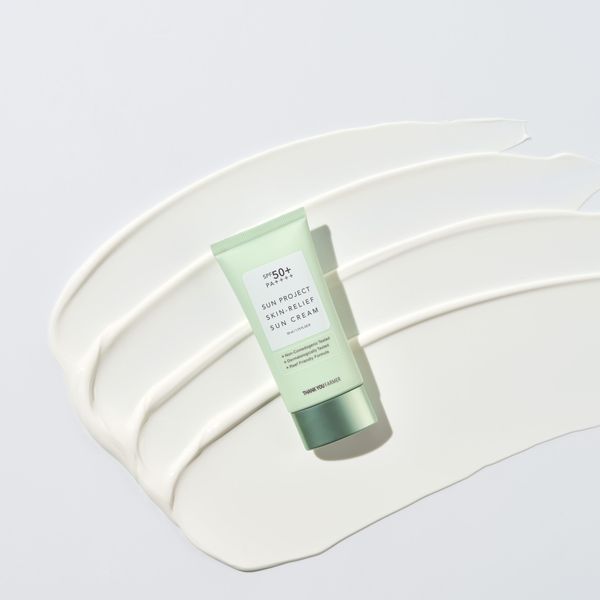Заспокійливий сонцезахисний крем THANK YOU FARMER Sun Project Skin Relief Sun Cream 50 ml 56689 фото