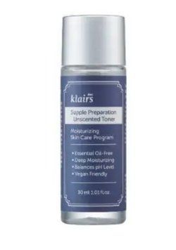 міні зволожуючий тонік без ароматизатора DEAR, KLAIRS Supple Preparation Unscented Toner 180 мл 3299 фото