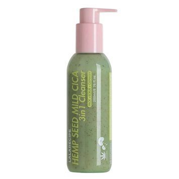 Пінка для вмивання з центеллою та насінням коноплі LALARECIPE Hemp Seed Mild Cica 3in1 Cleanser, 200 мл 009998 фото