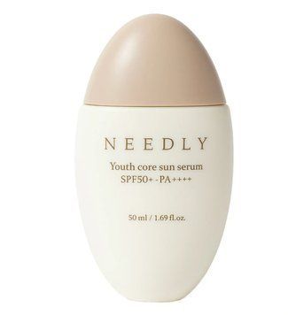 Сонцезахисна крем-сироватка потрійної дії Needly Youth Core Sun Serum SPF 50+ PA++++  5454544 фото