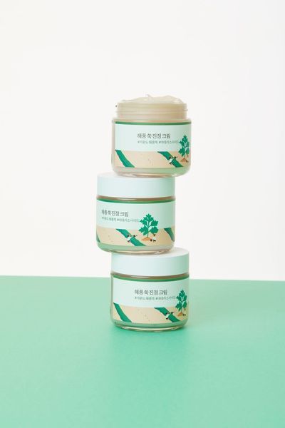 Заспокійливий крем з морським полином ROUND LAB MUGWORT Calming Cream 80 ml 35922 фото
