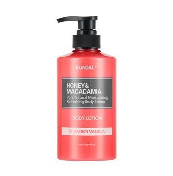 Лосьйон для тіла "Амбра Ваніль" Kundal Honey & Macadamia Pure Body Lotion Amber Vanilla 0079 фото
