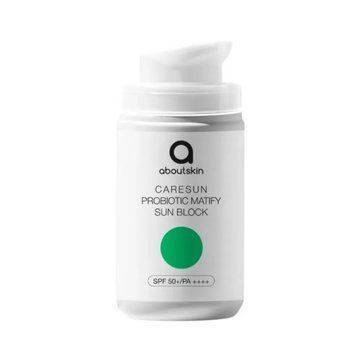 Матуючий сонцезахисний крем About Skin Care Sun Probiotic Matify Sun Block , 30 мл 089778 фото