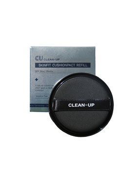 Змінний блок до інноваційного кушону (21 тон) Clean-Up Skinfit Cushionpact No.21 SPF 50+ PA+++ REFILL 99994 фото